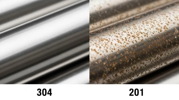 Haida-304 vs. 201 Stainless Steel Table Bases-2
