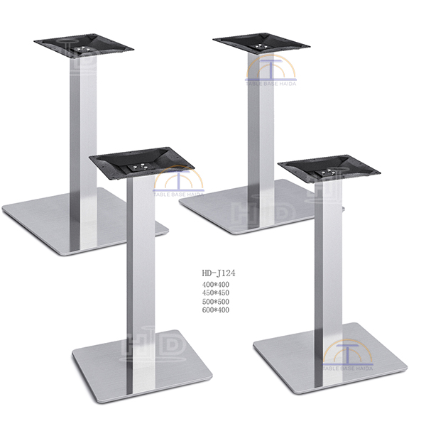 Stainless Steel Table Base HD-J124 Square Modern Restaurant Use-4