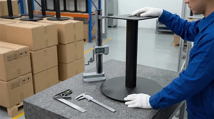 How Haida Handles QC Before Shipping Commercial Table Bases-03