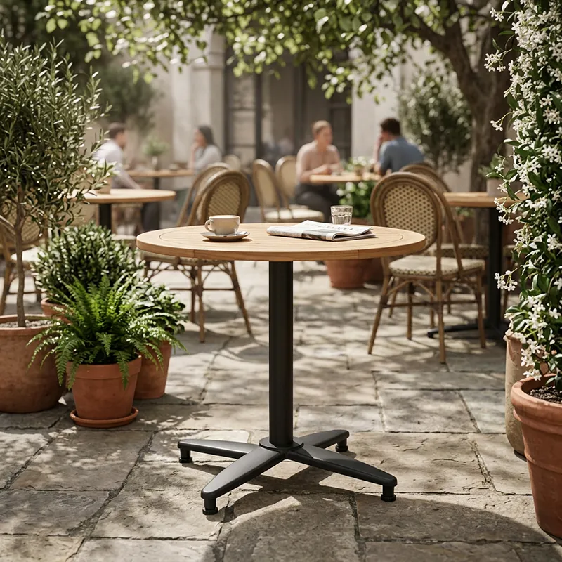 Outdoor Stackable Aluminum Folding Table Base HD-JN02