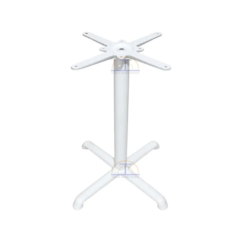 HD-J312 White Self Leveling Cast Iron Table Base-2