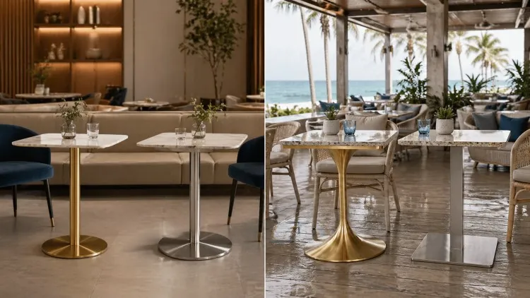 Stainless Steel Table Base Grade Application Comparison