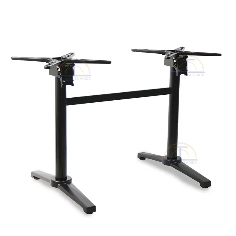 Twin Aluminum Stackable Folding Table Base HD-JN04-1