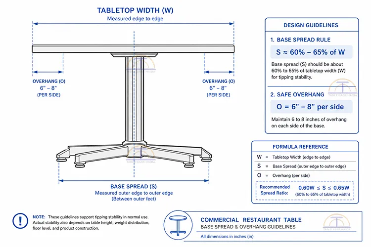 Haida Table Base Engineering Blueprint Diagram-1
