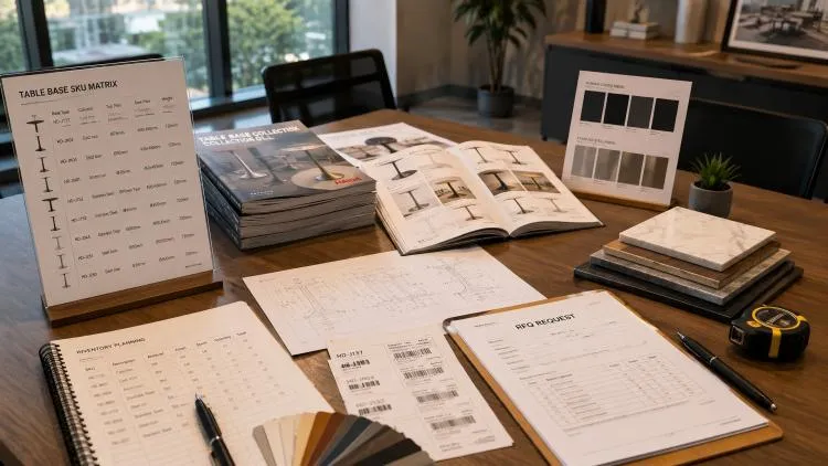 Furniture Wholesaler Planning A Commercial Table Base Sku Matrix