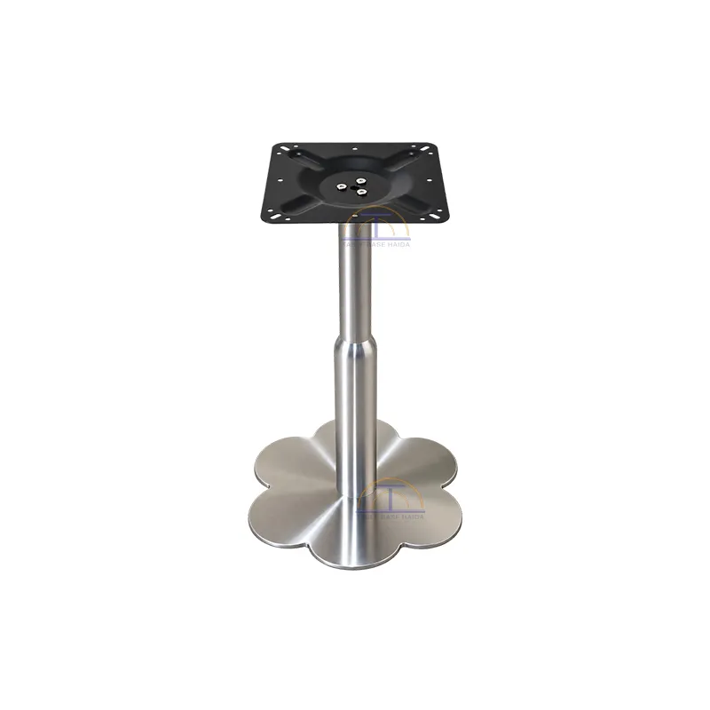 HD-JN09 Flower Shaped Stainless Steel Table Base-1