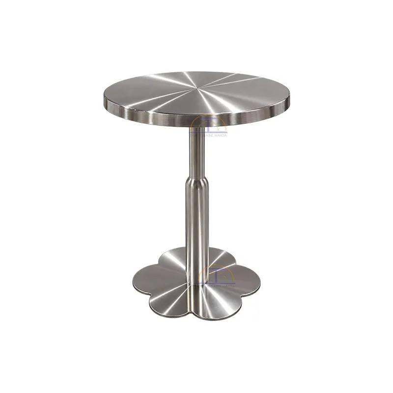 HD-JN09 Flower Shaped Stainless Steel Table Base-3